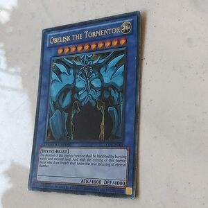 Yugioh Obelisk the Tormentor LC01 EN001 holo card